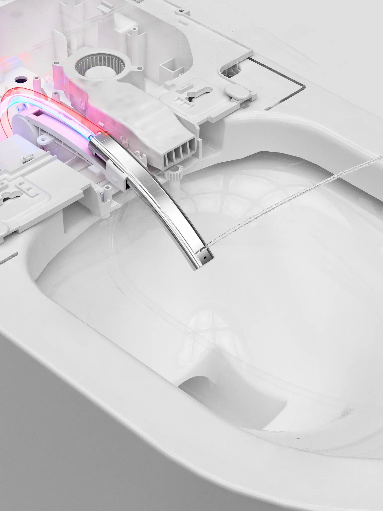 Ambi Smart Toilet — internal mechanism