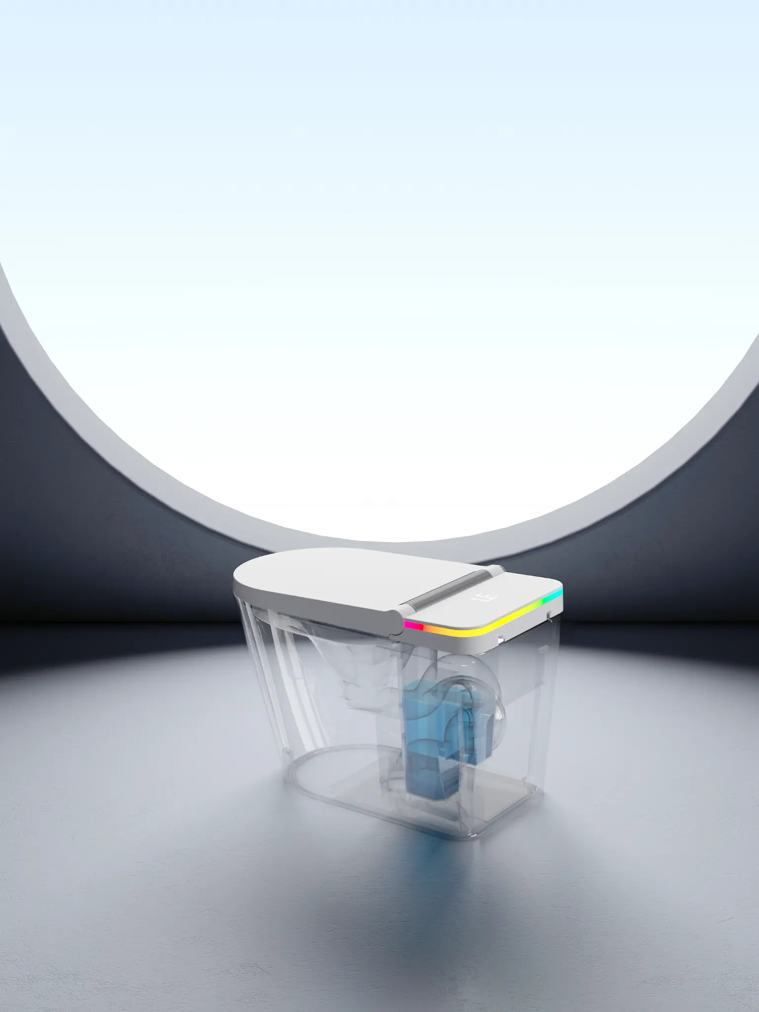 Ambi Smart Toilet — transparent cutaway